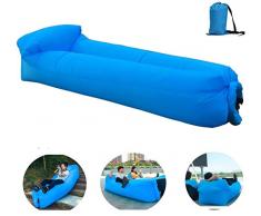 OXENDURE Aufblasbare Liege Luftsofa Hängematte - tragbar, wasserdicht Design-ideale Couch für Hinterhof Lakeside Beach Reisen Camping Picknicks & Musikfestivals