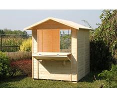 Gartenpro Stahlgerätehaus – Kiosk klein 170 x 175