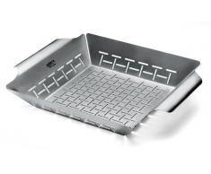 Weber 6434 Grillkorb aus Edelstahl, 30x35 cm, für Q-300/-3000-Serie und größere Gasgrills sowie die meisten Holzkohlegrills