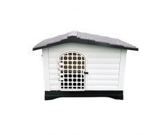 YNZYOG Großer Hundezwinger Käfig Haustier Kunststoffhaus Goldener Apportierhund Katzen-Nest Abnehmbar Und Waschbar Hundebett Fossa Outdoor-Hundehaus Wasserdicht