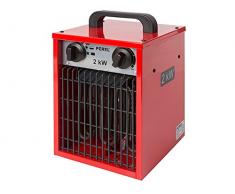2kW Bauheizer Heizstrahler mit 3 Stufen, Ventilatorfunktion & Thermostat, Toolland