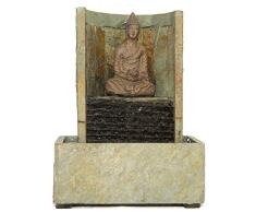 seliger Zimmer-Brunnen Schiefer-Brunnen Ning Echtstein-Brunnen beleuchtet Buddha-Brunnen