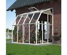 RION Sun Room 34 Anlehngewächshaus weiss