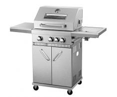 EL Fuego® AY 557 Gasgrill Pittsburgh mit 3 Hautbrenner + 1 Seitenbrenner