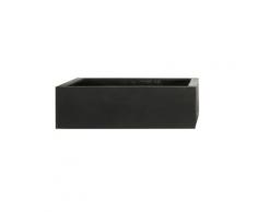 AMEI Stonefiber Pot quadratisch XS schwarz (18 x 18 cm, h 7 cm)