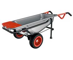 WORX WG050 Aerocart Multifunktions-Schubkarre – 8-in-1 Funktion: Sackkarre mit Vollgummireifen, Gartenkarre, Tragehilfe, Müllbeutelhalter uvm.