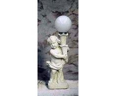 pompidu-living Leuchte, Stein, Parkleuchte Putto Kugel 4009 Farbe Sandstein