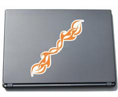Laptopskin Aufkleber Decal Sticker Laptop 139mmx150mm feuerlanze