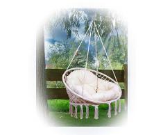 ASS Verschiedene Hängesessel Schwebesessel Hängebank Hängekorb Hollywoodbank extrem gemütlich von Größe:Catalina