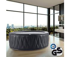 Miweba Premium MSpa Aufblasbarer Whirlpool Outdoor Mont Blanc P-MB06-138 Massagedüsen - Ozongenerator - 6 Personen - Tüv GS geprüft - 930 Liter - Pool aufblasbar