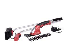 STREND PRO WORCRAFT Akku Grasschere 7.2V li-ion Batterie, 3-in-1 teleskop heckenschere für Easy Grass und Strauch schneiden, elektrische rasenschere/akku strauchschere/gartenschere