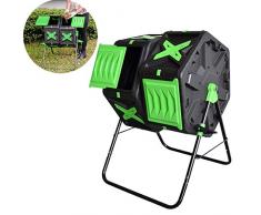 ZDYLM-Y Trommelkomposter, Doppelrotationskammern mit Easy Turn and Stop System, großes Fassungsvermögen