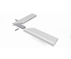 Windhager Insektenschutz Z8 Aluminium-Eckverbinderset, silber, 0,68 x 6 x 6 cm