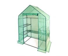 Foliengewächshaus Treibhaus Pflanzenhaus mit Regal - 143x73x195