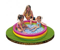 Intex 57412NP - Sunset Glow Baby Pool, 3-Ring, ø 114 x 25 cm
