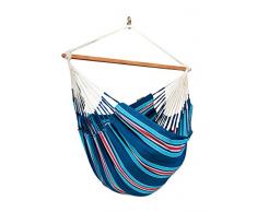 LA SIESTA - Currambera Blueberry - Hängestuhl Lounger aus Baumwolle