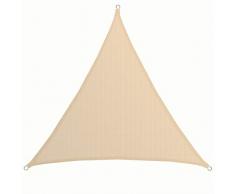 AMANKA UV Sonnensegel - 2x2x2 m HDPE Dreieck - Sonnenschutz Plane Überdachung Balkon Garten Beige