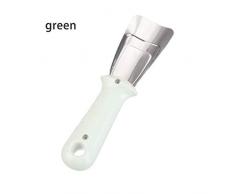 HKHJN Defrost Gefrorene Schneeschaufel Portable Schaufel sauber Küchenhelfer nützliches Zubehör Kühlschrank Eisentfernungsleistung Enteiser 1PC (Color : Green, Size : 17X4.5CM)