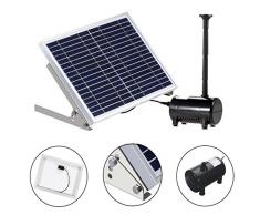 Tutoy Solar Panel Powered Bürstenlosen Wasser-Brunnen-Pumpe Für Teich Garten Outdoor-Tauch-Kit