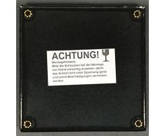 Buddel Bini Wetterfestes Emaille Hausnummernschild 8 12 x 12 cm, sofort lieferbar, weiß