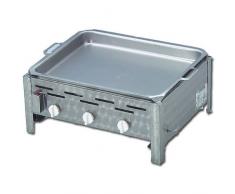 Gasgrill/Gastrobräter 3-flammig Komplett mit Rost und Pfanne