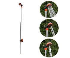rg-vertrieb Gartendusche Gartenbrause mit Erdspieß Alu 150-210cm Pooldusche Campingdusche