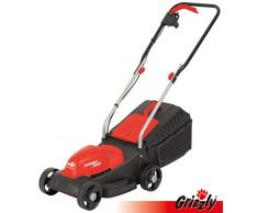 Grizzly Elektromäher ERM 1231 2 G Rasenmäher Motormäher Elektro Rasen Mäher 1200 W, 31 cm Schnittbreite, 3-fache Höhenverstellung