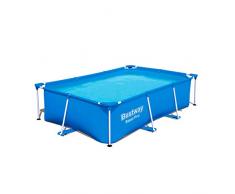 Bestway Steel Pro Framepool ohne Pumpe, eckig, 259 x 170 x 61 cm
