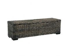Tidyard Garten-Aufbewahrungsbox als Sitzbank Bank Truhenbank Bettkasten verwenden Aufbewahrungsbank Mit Rahmen aus massivem Mangoholz,Aufbewahrungstruhe Gartenbox Gartentruhe Truhe 120 x 35 x 35 cm