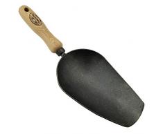DeWit Gartenschaufel klein 34 cm I Profi Blumenschaufel aus Borstahl I FSC®-zertifizierte Handschaufel I Blumenkelle I Handgemachte Gartenschaufel mit Holzgriff I Garden Tools – Made in Holland