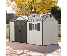 LIFETIME Kunststoffgerätehaus, Gartenhaus Texas inkl. Fenster, 381x239 cm, Kunststoff Gartenschuppen