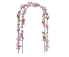 rg-vertrieb Rosenbogen Torbogen Garten Rankhilfe Pergola Spalier Rankgitter 240cm Metall