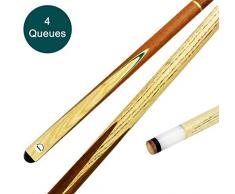 store HD 2-teiliger Billard Queue aus edlem Holz - 147 cm Langer Billiard Queue für Kinder und Erwachsene - Hochwertiger Zweiteiliger Billard Kö für Pool, Snooker und Carambolage (4)