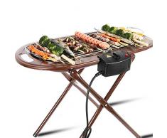 Rauchfreier Infrarotgrill Innen- Außengrill elektrischer Heiztisch-Grill Antihaft-Grill mit einfacher Reinigung abnehmbare Halterung für Party Zuhause
