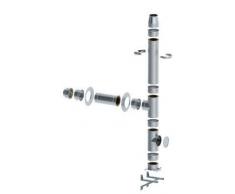 Solarbayer Edelstahl-Außenkamin - Doppelwandig, Komplettset - Durchmesser 160 mm