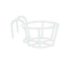 Demarkt Balkon Pflanzgefäße zum Aufhängen Blumentöpfe Blumenkübel für Balkone Zäune Hängende Betriebs Eisen Gestell Balkon Runder