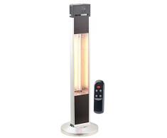 Semptec Urban Survival Technology Infrarot Heizstrahler: IR-Stand-Heizstrahler, Fernbedienung, Timer, 3-stufig, 2.000 W, IP34 (Standheizstrahler)