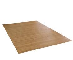 Bambusteppich Massive Gold, 100x160 cm, 17mm gehärtete Stege | die Neue Generation Bambusteppich | kein Bordürenteppich | Teppich | Wohnzimmer | Küche DE-Commerce®