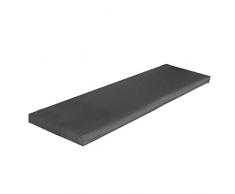 ZOUDIN Indoor Outdoor schaukel Bank Kissen Veranda Wicker Kissen Pad-Grau 200x30cm(79x12inch)