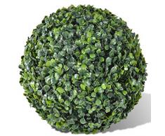 vidaXL 2X Buchsbaum Ø35cm Buchskugel Graskugel Buchsbaumkugel Kunstpflanze