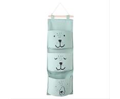 BKHJFKDGA Hundeleine Wandbehang Bad Spielzeug Taschen Veranstalter Leinen Schrank Kinder Beutel für Baby Bad Spielzeug Bücher kosmetische Sonnenuhr