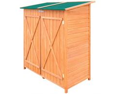 vidaXL Holz Gerätehaus Geräteschuppen Gartenschrank Geräteschrank Lagerhaus