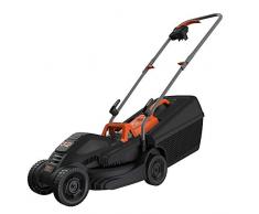 Black+Decker BEMW351 Elektro-Rasenmäher (1.000 W, 32cm Schnittbreite, 3-fach axial Schnitthöhenverstellung, 35l Grasfangbehälter, ideal für kleine Gärten), 1000 W