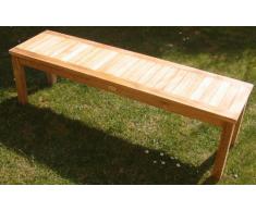LINDER EXCLUSIV Echt Teak Gartenbank Bank Sitzbank Teakbank 150 x 40 x 45 cm cm NB41A