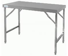 Vogue großer Edelstahl-Klapptisch für Gartenpartys, Catering