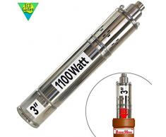 230/400V Sandverträgliche Tiefbrunnenpumpe 3 / 4 Brunnenpumpe Wasserpumpe Gartenpumpe Rohrpumpe Hauswasserwerk Bohrlochpumpe für neuangelegte u. sandhaltige Brunnen zur förderung von flugsand