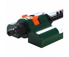 Siena Garden Viereckregner, Rasensprinkler, Rasensprenger, dunkelgrün, 37x12x5cm, 399879