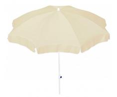 Dehner Gute Wahl Sonnenschirm Saturn, Ø 200 cm, Höhe 180 cm, Polyester, beige