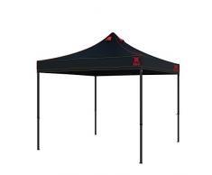 paramondo Grillpavillon Grillzelt Premium Plus, 3 x 3 m schwarz