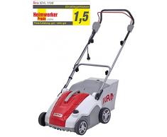 IKRA Elektro Vertikutierer Rasenlüfter IEVL 1738 Fangkorb 50l Arbeitsbreite 38cm Arbeitstiefe einstellbar 1.700W